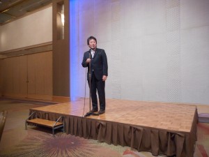 懇親会での小倉副会長挨拶