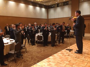 吉田専務理事による乾杯