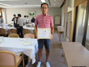 優勝者の幅口さん(おめでとうございます)