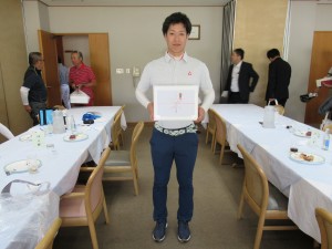 ブービー賞の松尾さん(ヤッタネ!)