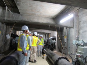 現場足場組立の確認