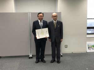 知事と一緒に（米澤さん）