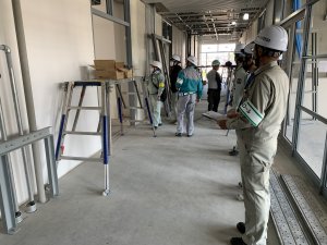 作業場でのパトロール状況