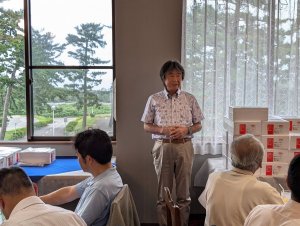 表彰式での瀬戸会長の挨拶