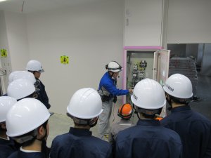 いしかわ特別支援学校現場内見学の様子