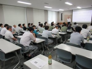 別川製作所川島社長による講習
