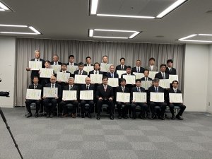 従業員知事表彰の方々